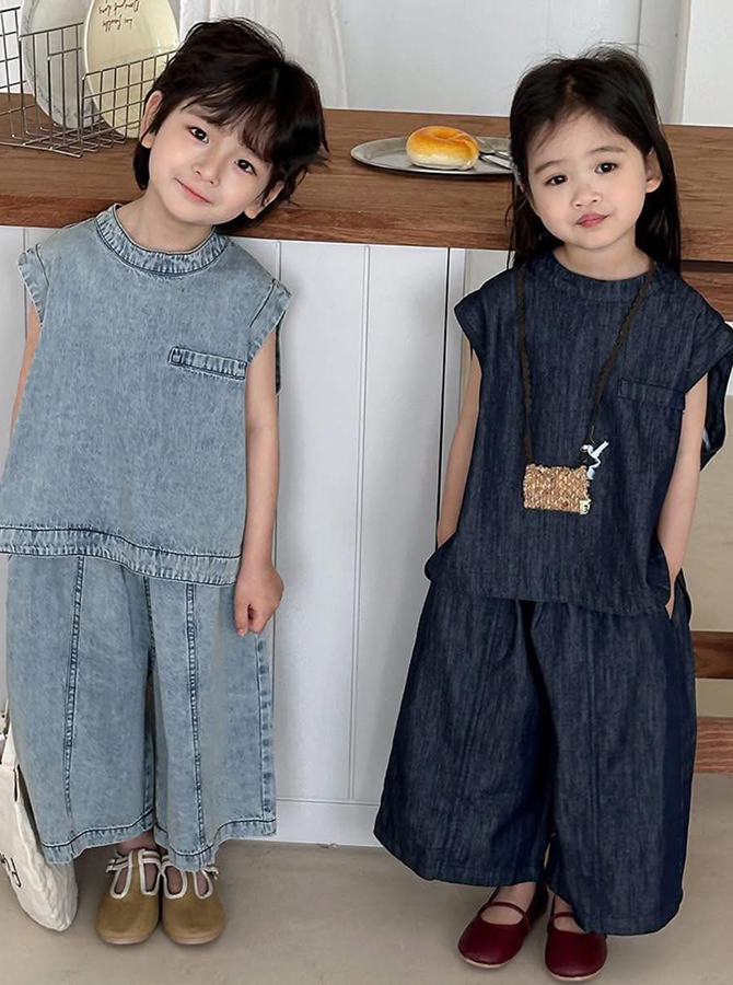 KR126 - Áo nẹp, cổ kiềng + quần thụng 4 mảnh